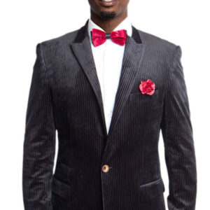 Dark Gray Front Blazer View