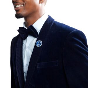 Sophisticated Velvet Blue One Button Ultra Slim Fit Blazer-9681