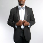 Black One Button Ultra Slim Fit Jacket