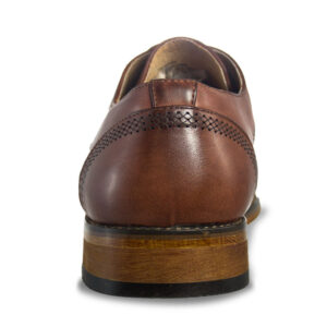 Portabella Brown Oxford Shoe Back View