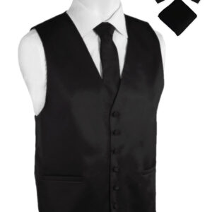 Pierre Cardin Black Tuxedo Vest-0