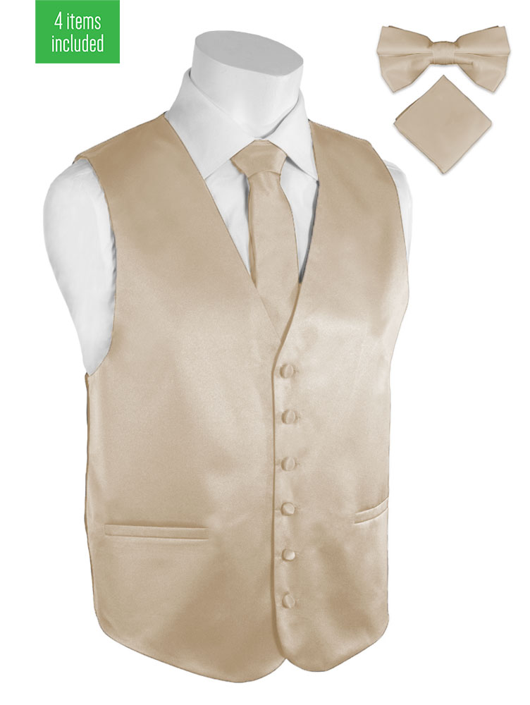 Pierre Cardin Champagne Tuxedo Vest Pierre Cardin Champagne Tuxedo Vest