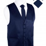 Pierre Cardin Navy Tuxedo Vest