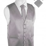 Pierre Cardin Silver Tuxedo Vest