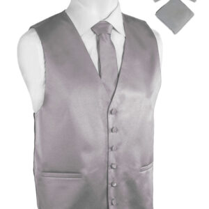 Pierre Cardin Silver Tuxedo Vest