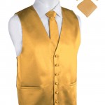 Pierre Cardin Gold Tuxedo Vest