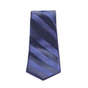 Navy Solid Front Tie View