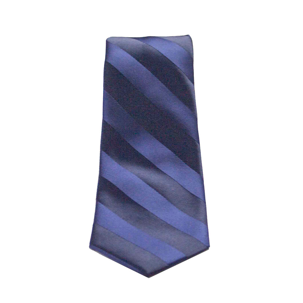 Navy Solid Front Tie View