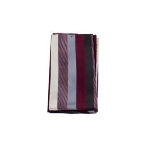 Burgundy Striped Pocket Square