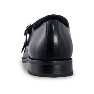 NXT Black Loafer with Double Buckles-9584