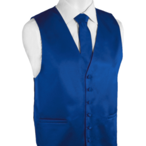 Pierre Cardin Royal Blue Tuxedo Vest