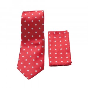 Red Polka Dot Tie Set
