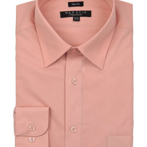 Dusty Rose Slim Fit Dress Shirt-0