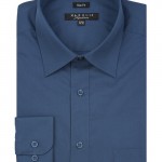 Midnight Blue Slim Fit Dress Shirt-0