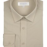 Sand Regular Fit Dress Shirt-0