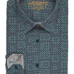 Marquis green Fancy Dress Shirt-0
