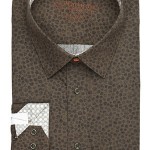 Marquis Olive Fancy Dress Shirt-0