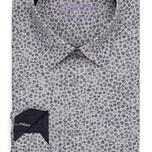 Marquis silver Fancy Dress Shirt-0