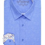 Marquis Blue Fancy Dress Shirt-0