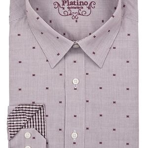 Marquis brown Fancy Dress Shirt-0