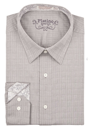 Marquis brown Fancy Dress Shirt-0 Marquis brown Fancy Dress Shirt-0