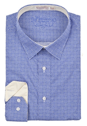 Marquis blue Fancy Dress Shirt-0 Marquis blue Fancy Dress Shirt-0