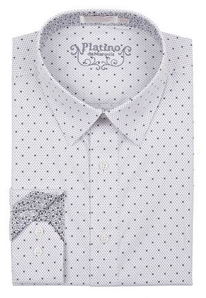Marquis white Fancy Dress Shirt-0 Marquis white Fancy Dress Shirt-0
