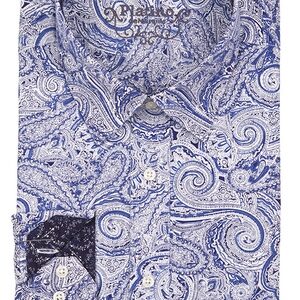 Marquis Blue Fancy Dress Shirt-0
