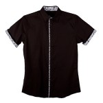 Marquis Black Fancy Dress Shirt-0