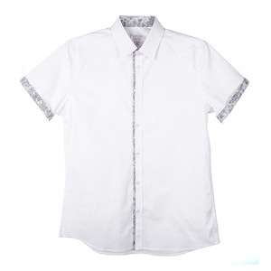 Marquis White Fancy Dress Shirt-0
