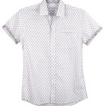 Marquis White Fancy Dress Shirt-0