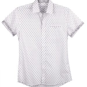 Marquis White Fancy Dress Shirt-0
