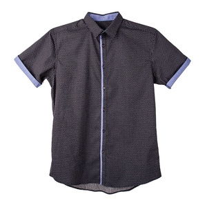 Marquis Black Fancy Dress Shirt-0