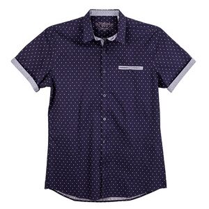 Marquis Navy Fancy Dress Shirt-0