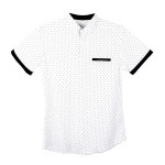 Marquis White Fancy Dress Shirt-0