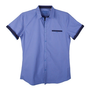 Marquis Steel Blue Fancy Dress Shirt-0