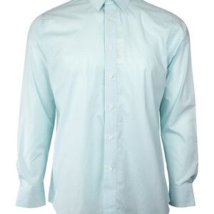 Marquis aqua Yarn-Dyed Fancy Check Shirt-0