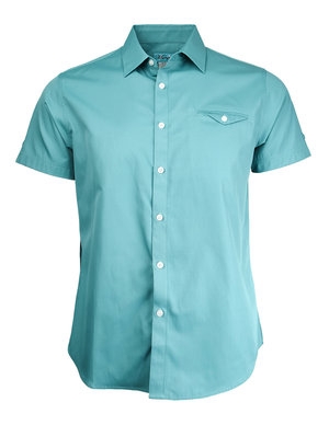 Marquis Sea Breeze Woven Blended Cotton Shirt-0 Marquis Sea Breeze Woven Blended Cotton Shirt-0