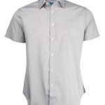 Marquis Charcoal Woven Blended Cotton Shirt-0