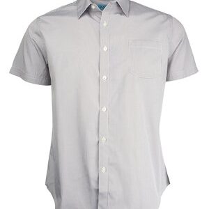 Marquis Charcoal Woven Blended Cotton Shirt-0