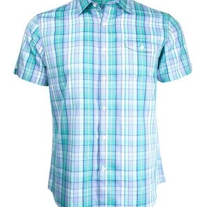Marquis Mint Woven Blended Cotton Shirt-0