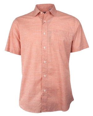 Marquis Orange Woven 100% Cotton Shirt-0 Marquis Orange Woven 100% Cotton Shirt-0