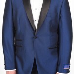Berragamo New Blue Modern Fit One Button Tuxedo-0