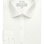 Platino Ivory Spandex Dress Shirt-0