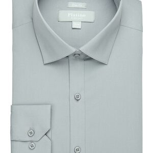 Platino Lunar Rock Spandex Dress Shirt-0