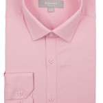 Platino Pink Spandex Dress Shirt-0