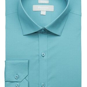 Platino Sea Breeze Spandex Dress Shirt-0