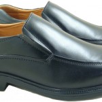 La Milano Black Leather without Laces Shoe