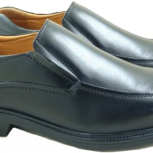 La Milano Black Leather without Laces Shoe