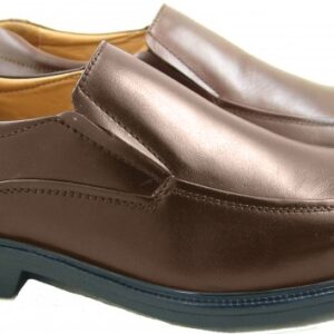 La Milano Brown Leather without Laces Shoe